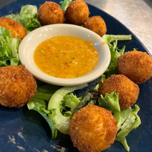 Goat Cheese & Ricotta Fritters.