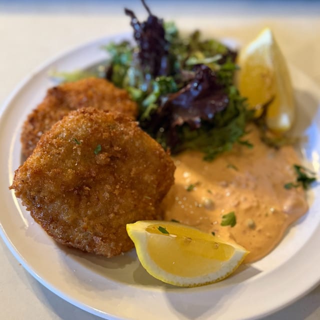 Crab Cakes.